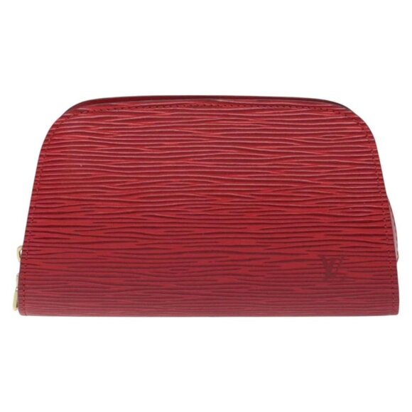 LOUIS VUITTON Epi Dauphine PM Pouch Castilian Red - Picture 12 of 15